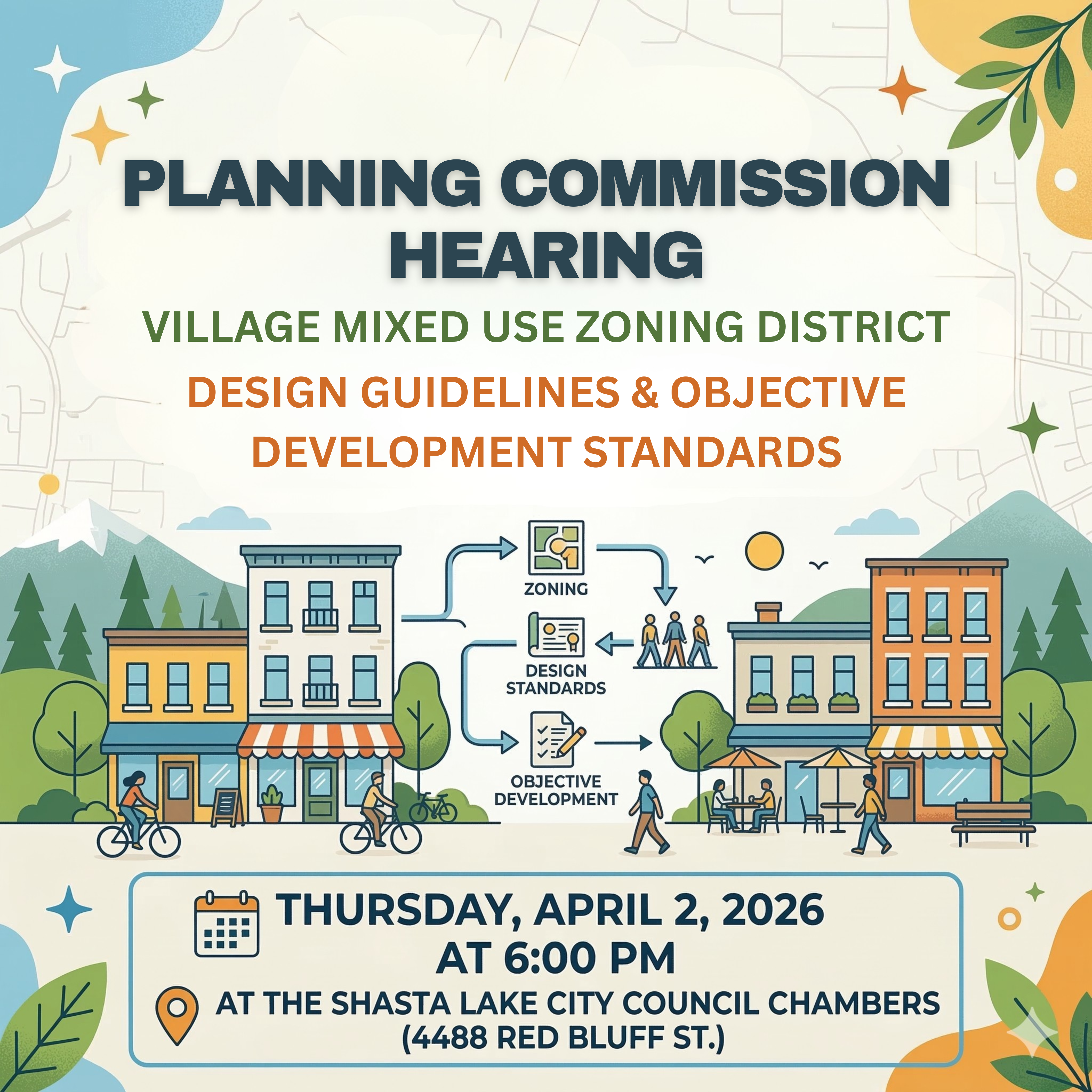 Planning Commission Hearing for Village Mixed Use Zone - Event Icon